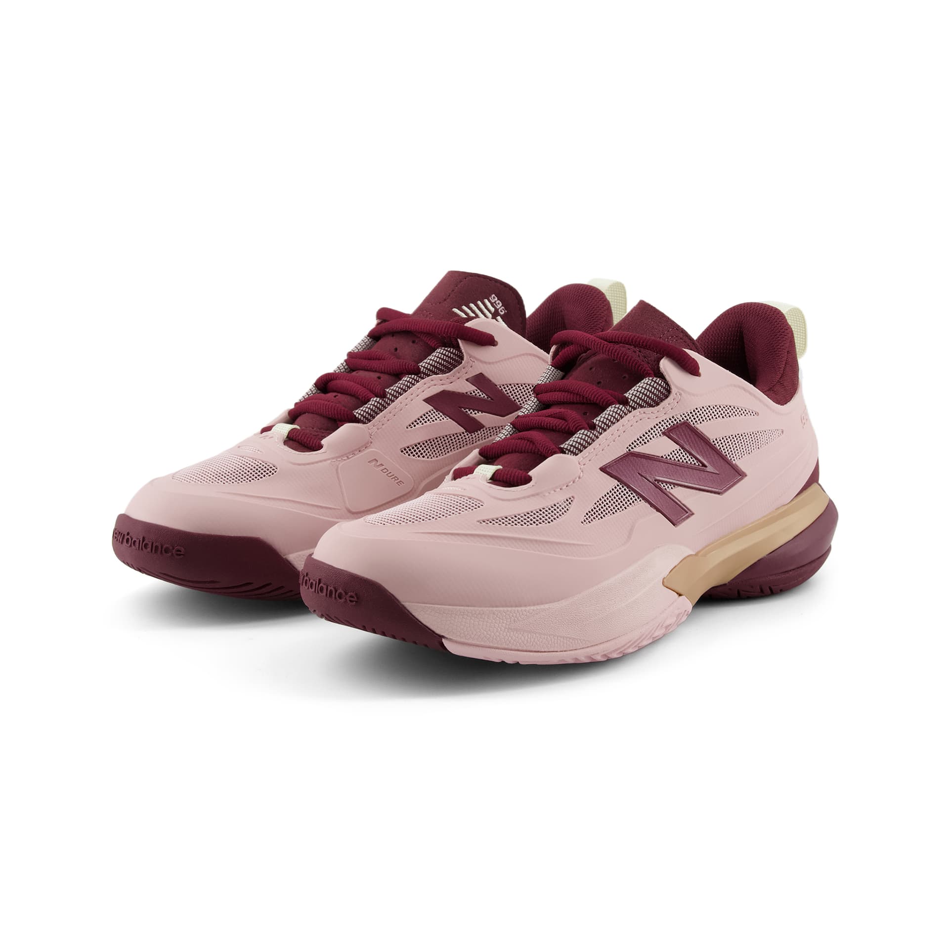 Кроссовки для тенниса New Balance NB FuelCell 996v7 Кроссовки для тенниса Низкий Топ Серый Розовый Фуксия Женские - изображение 3