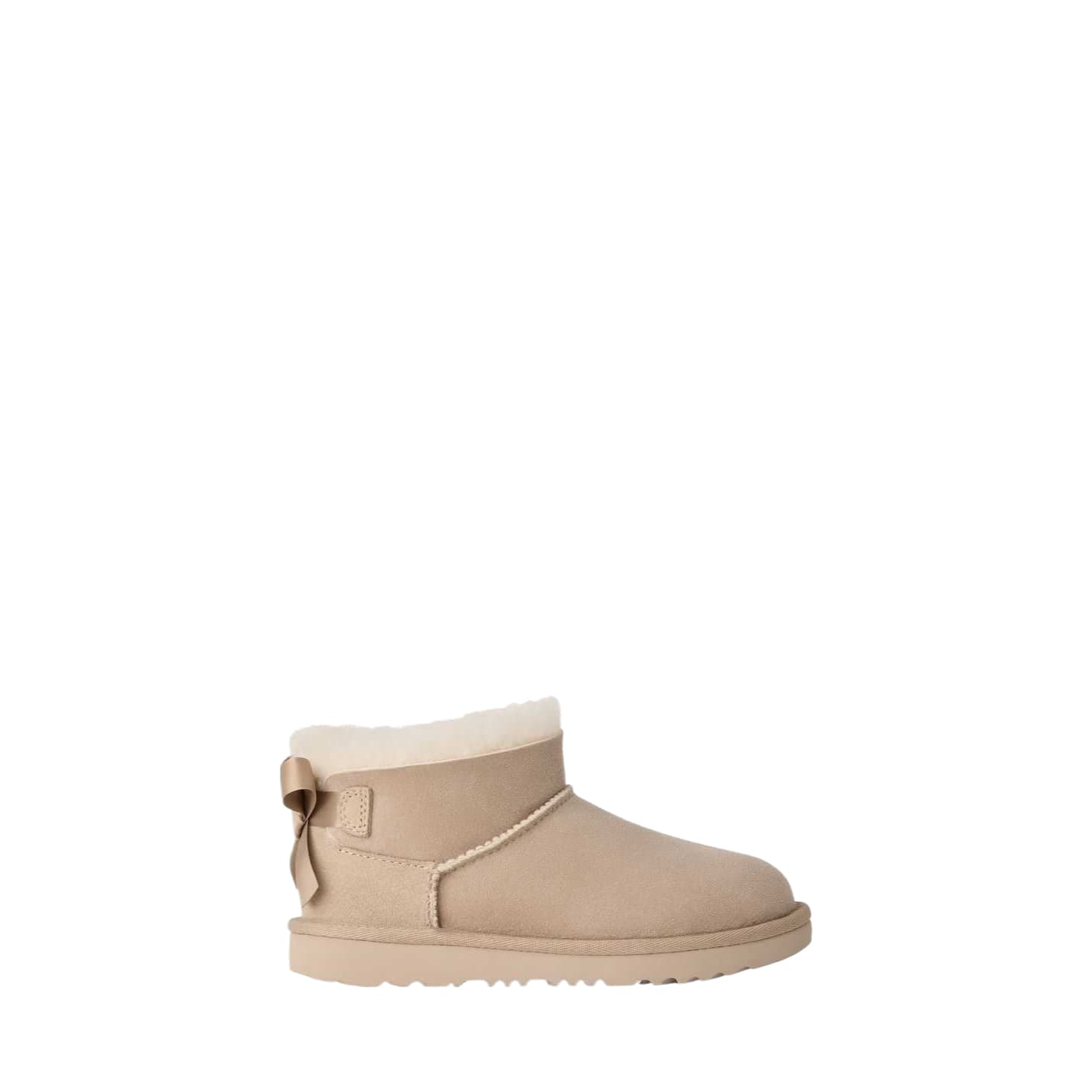 ugg CLASSIC MINI Детские утепленные и зимние ботинки Песок Kids - изображение 2