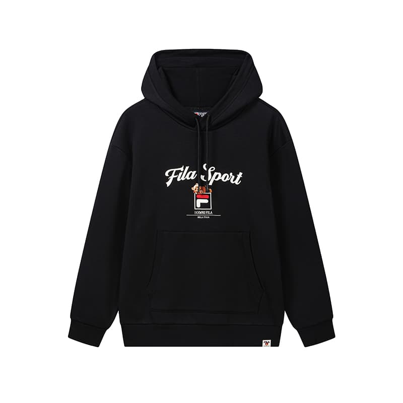 Худи FILA ORIGINALE Глубокий черный Унисекс Толстовки - изображение 1