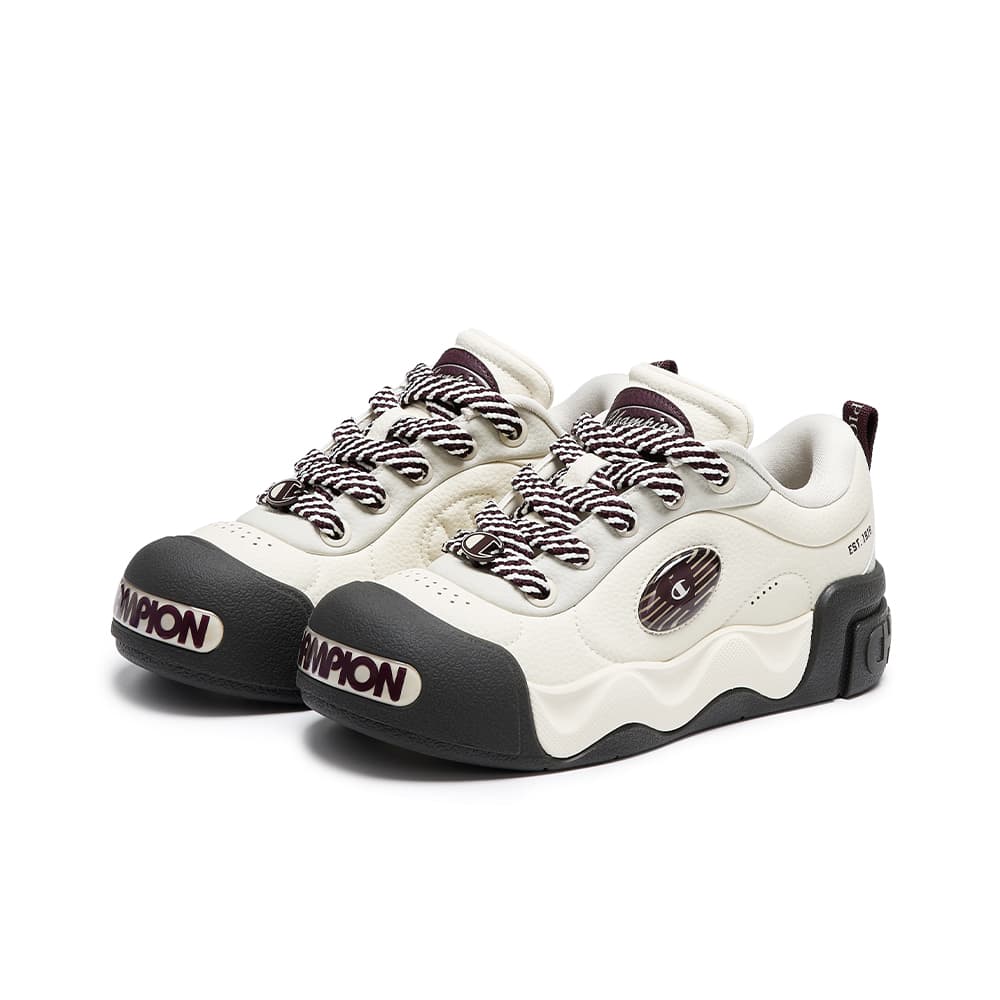 Кроссовки Champion Skate Shoes Low Top Linen Burgundy Women's - изображение 3