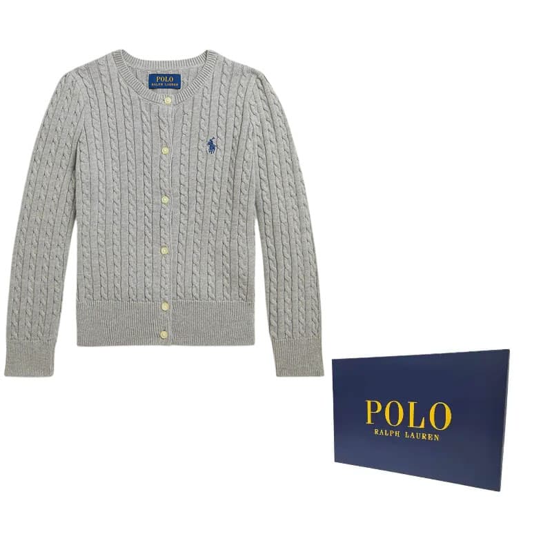 Polo Ralph Lauren Свитер Стандартный размер Серый Детский - изображение 8
