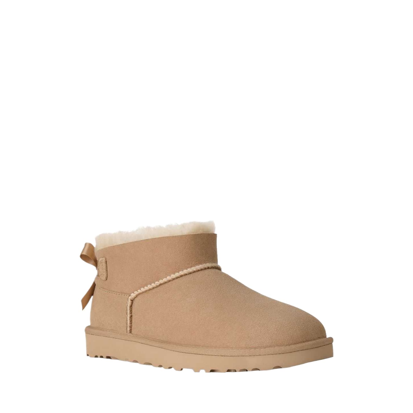 Ботинки зимние ugg CLASSIC ULTRA MINI Сноубутсы Песок Женские - изображение 3