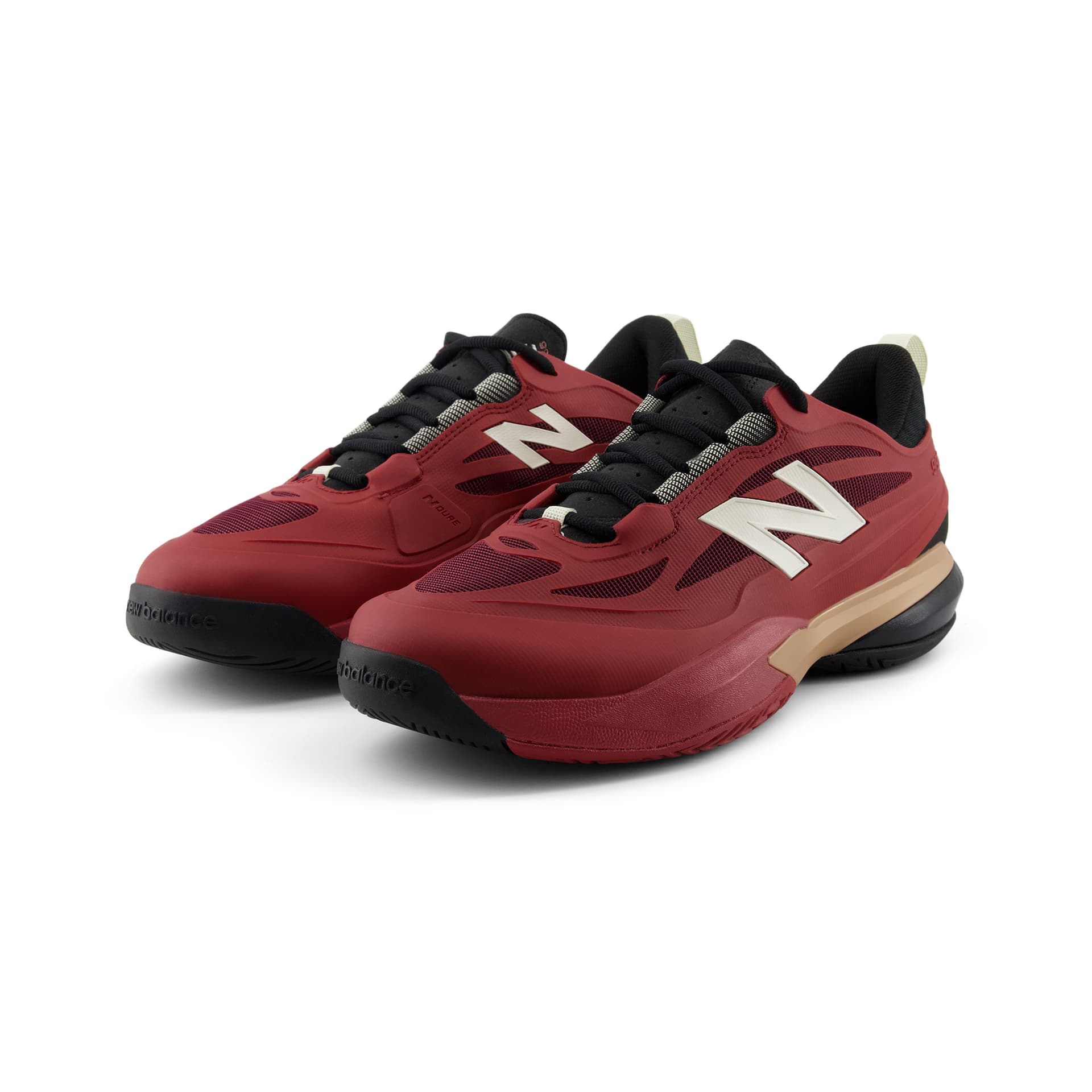 Кроссовки для тенниса New Balance NB Fuel 996 Теннисные кроссовки Низкий топ Бордовый Черный Мужской - изображение 3