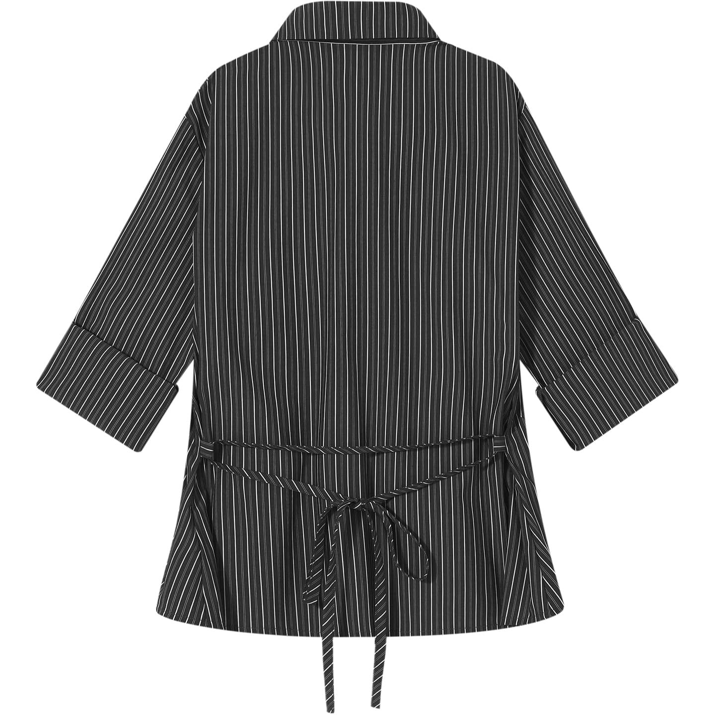 Блузка PSO Brand Полосы Темно-серый DarkGrey Женские Рубашки - изображение 2