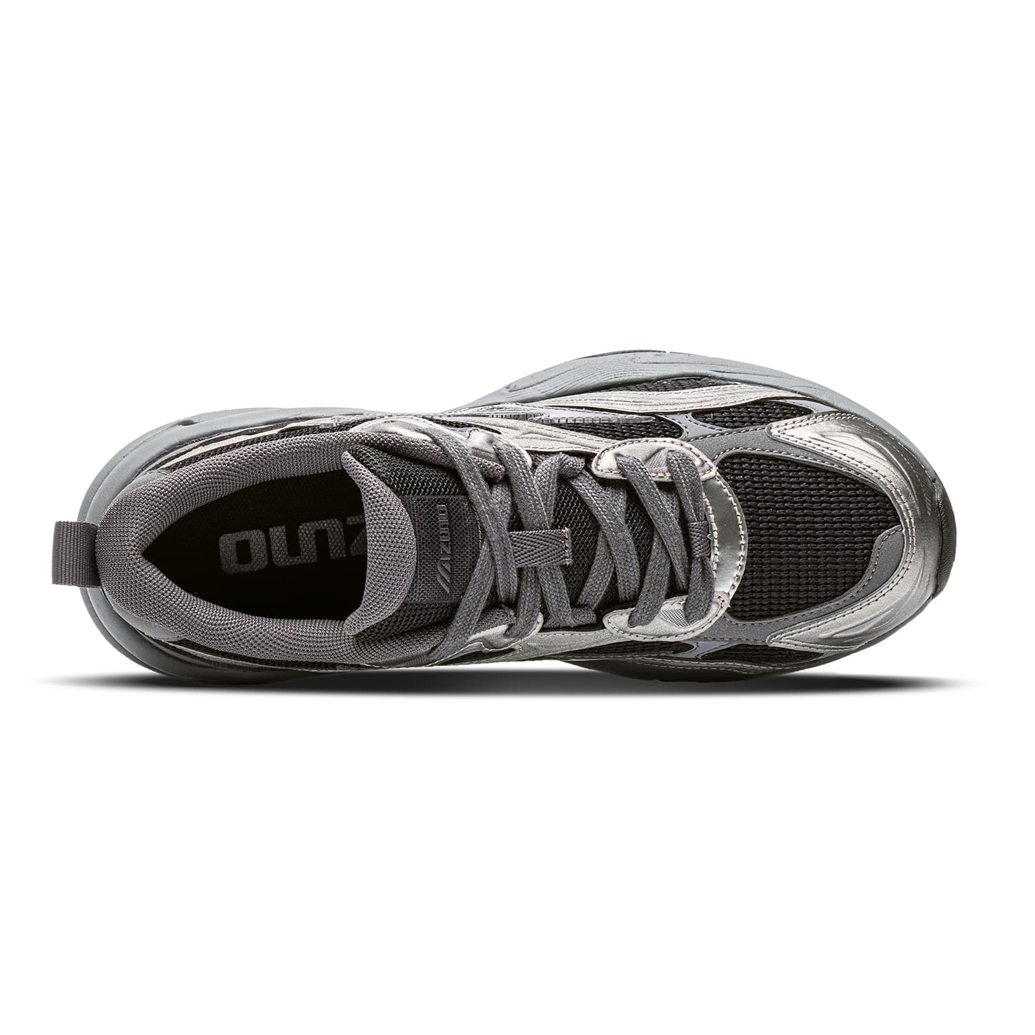 Кроссовки для бега Mizuno TRAINER 2K V2 Беговые кроссовки Низкий Топ Черный Темный Серебряный Унисекс - изображение 3