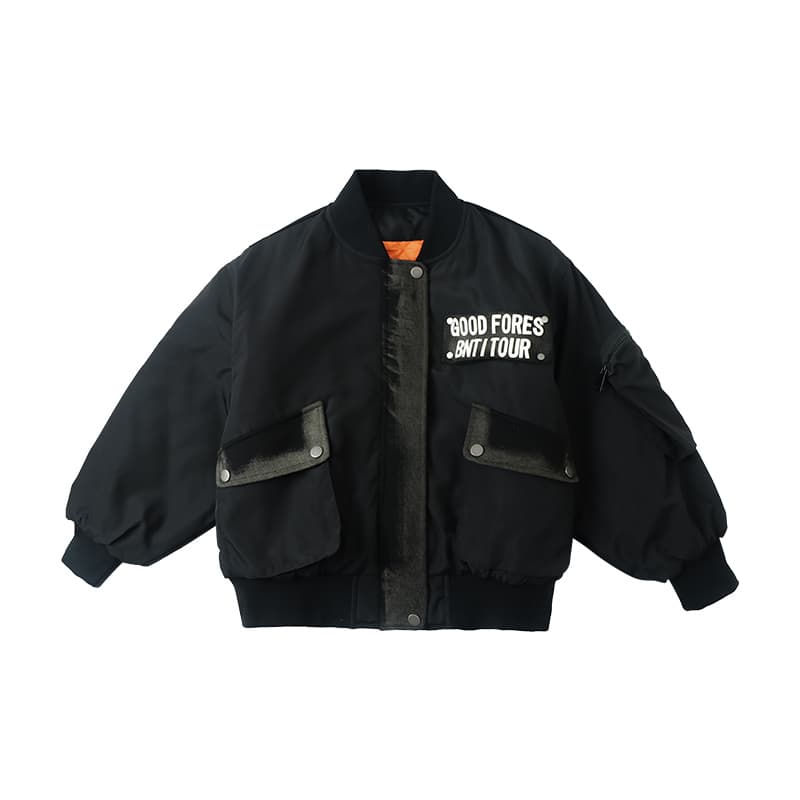 BOBBY ABLEY Черный Kids Куртки - изображение 1