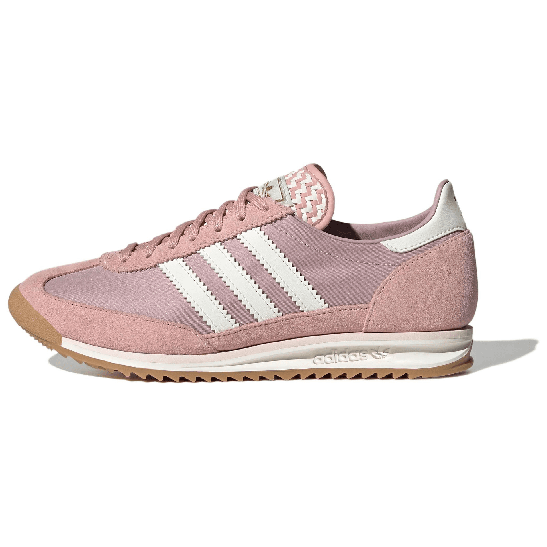 Кроссовки Adidas Originals SL 72 OG Повседневная обувь Низкий Топ Нефритовый Белый Чудо Пурпурный Розовый Женский - изображение 1