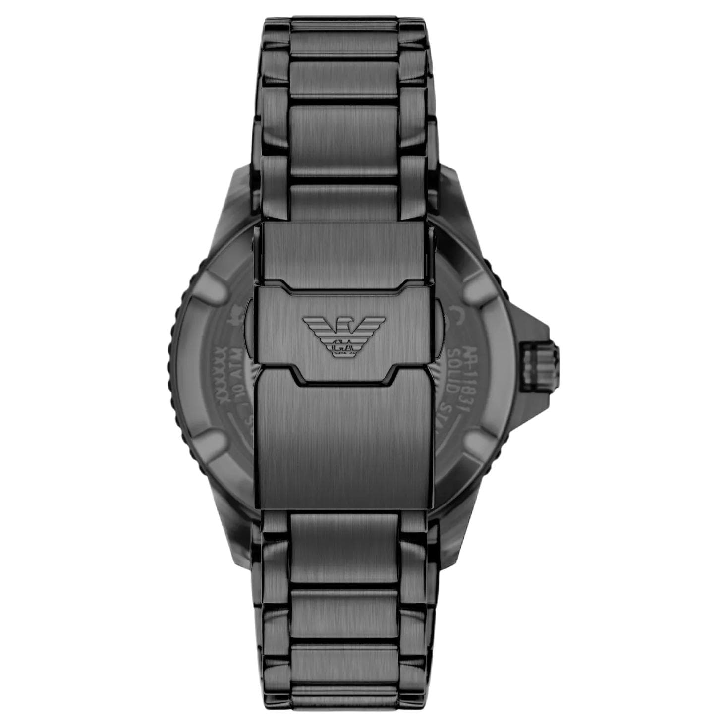 Механические часы EMPORIO ARMANI Солнечный кварцевый механизм Мужские часы 42 мм Серый - изображение 4