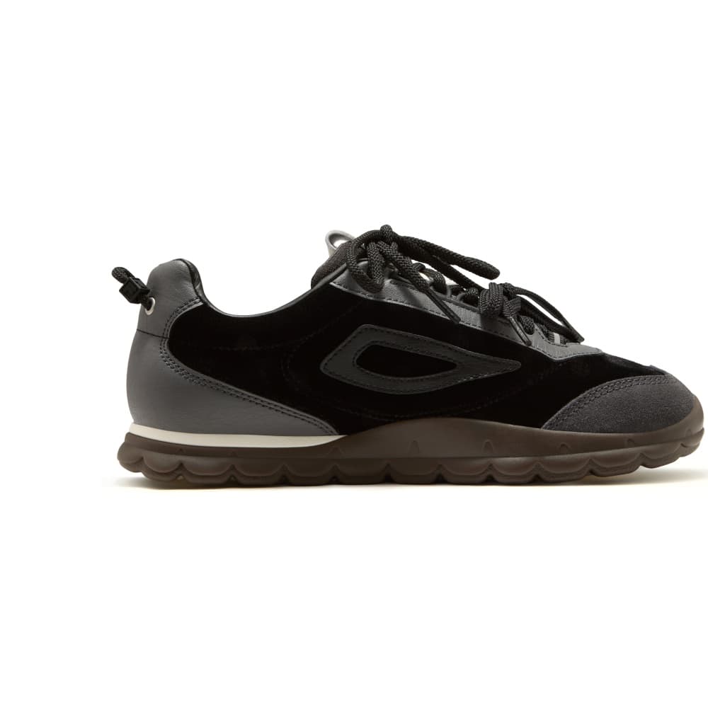 Кроссовки FILA FUSION BOBOBLING Лоу-топы Повседневная обувь Женская Кованый железный серый черный - изображение 2