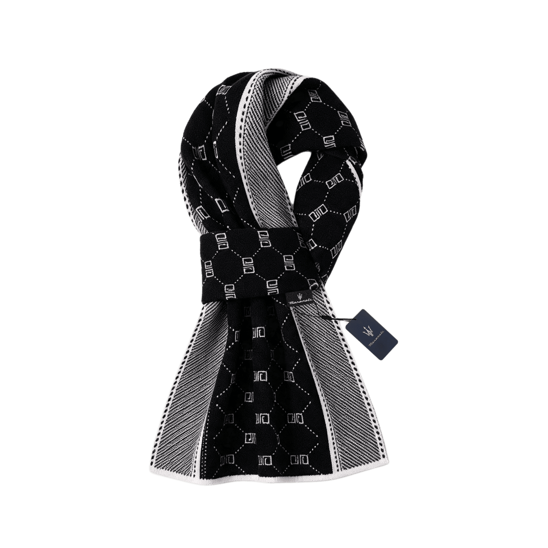 Шарф Мазерати Искусственный кашемир Knit Scarves Unisex - изображение 1