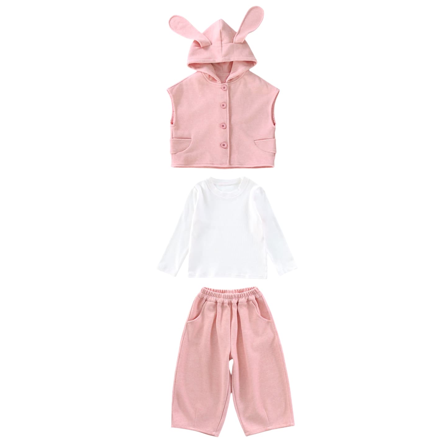 ATONGMU Розовый Kids Повседневные спортивные костюмы Наборы - изображение 1