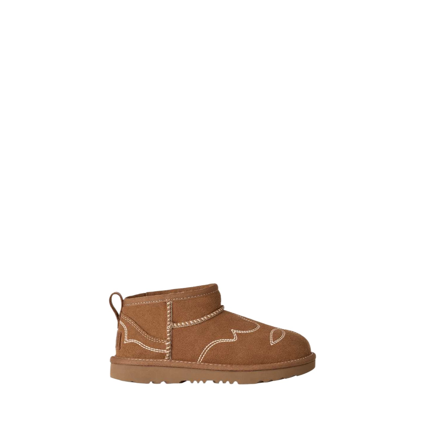 ugg Classic Novelty Детские утепленные и зимние ботинки Каштаново-коричневый Kids - изображение 2