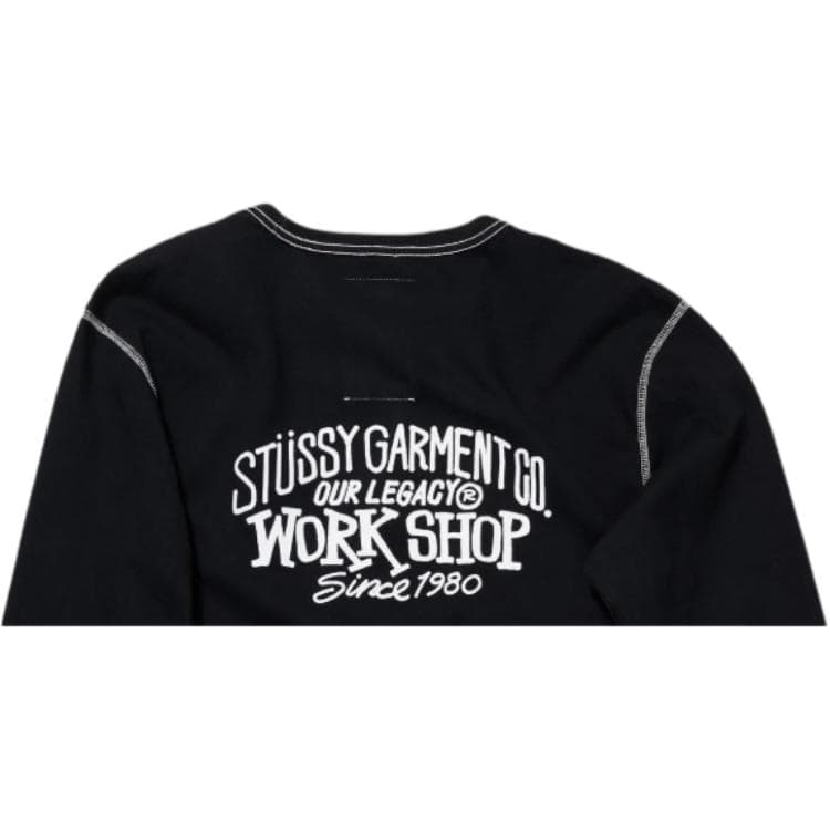 Футболка Stussy OUR LEGACY Кремы Оливково-зеленый Унисекс T-рубашки - изображение 4