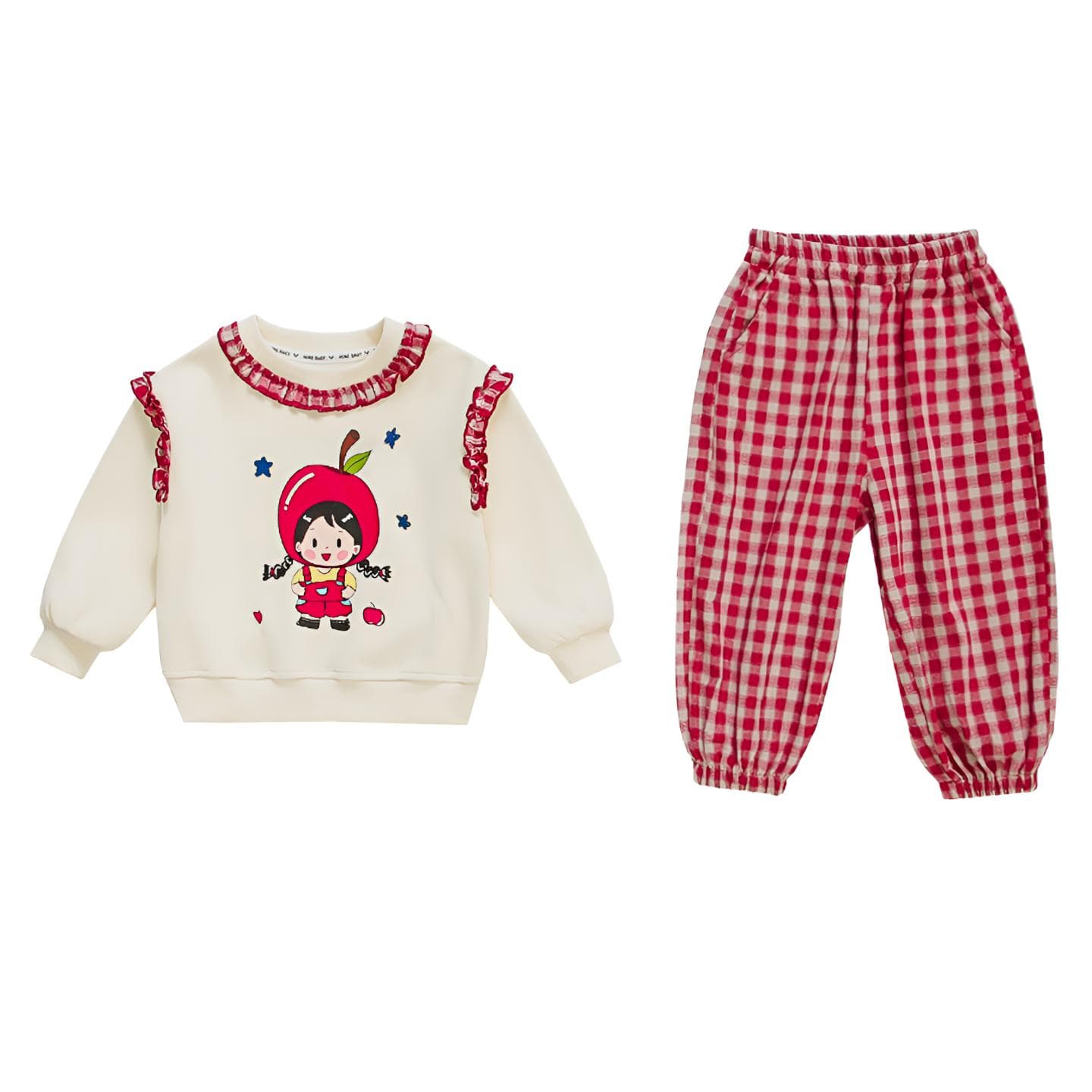 ATONGMU Абрикос Kids Повседневные спортивные костюмы Наборы - изображение 1