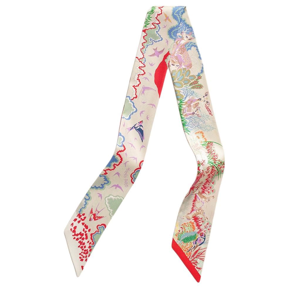 Платок HERMES Twilly Silk Scarves Women's - изображение 1