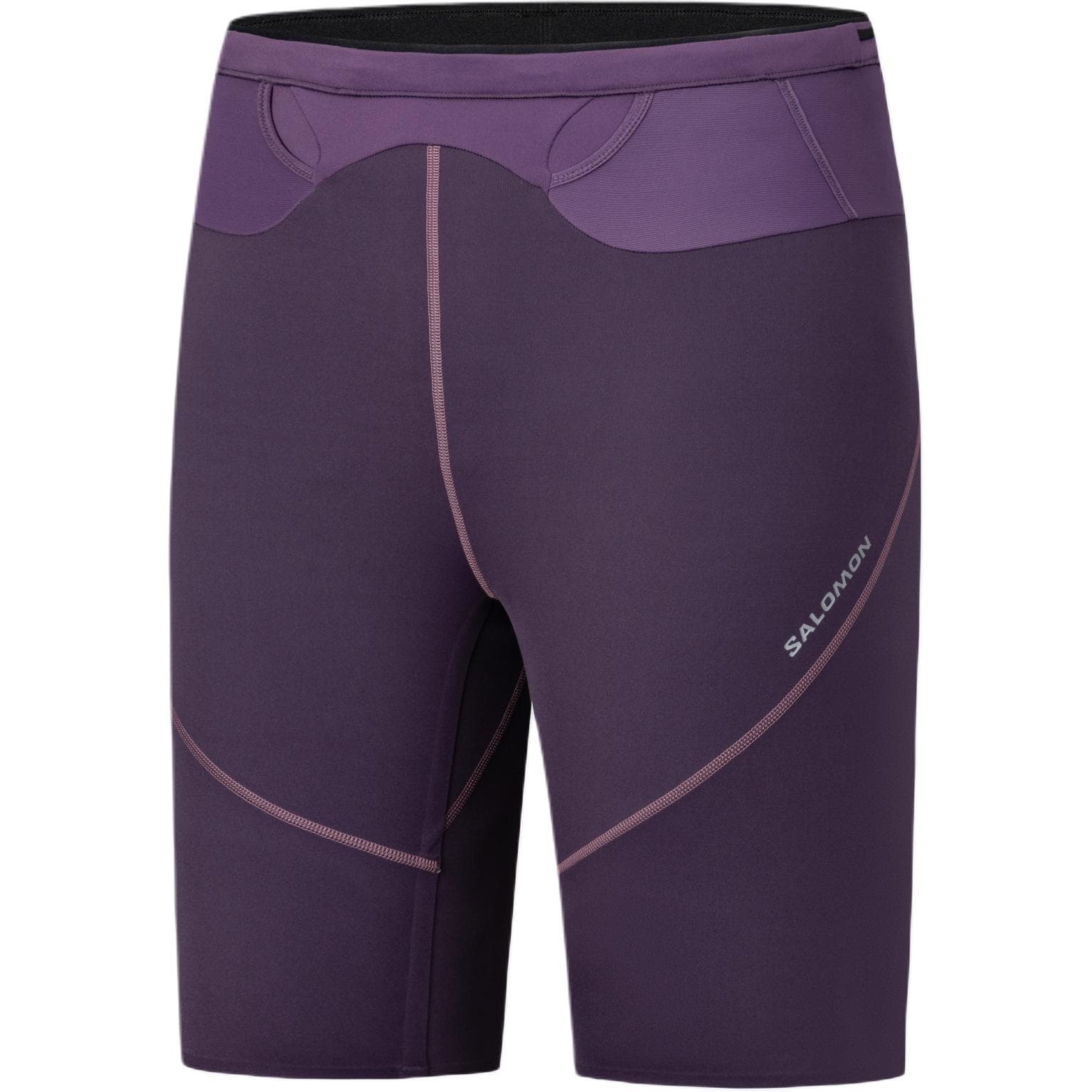 SALOMON SOLUS NIGHTSHADE Фиолетовый Pennant Мужские беговые шорты - изображение 3
