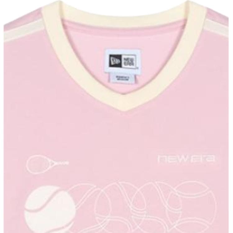Футболка New Era Розовые Женские T-рубашки - изображение 5