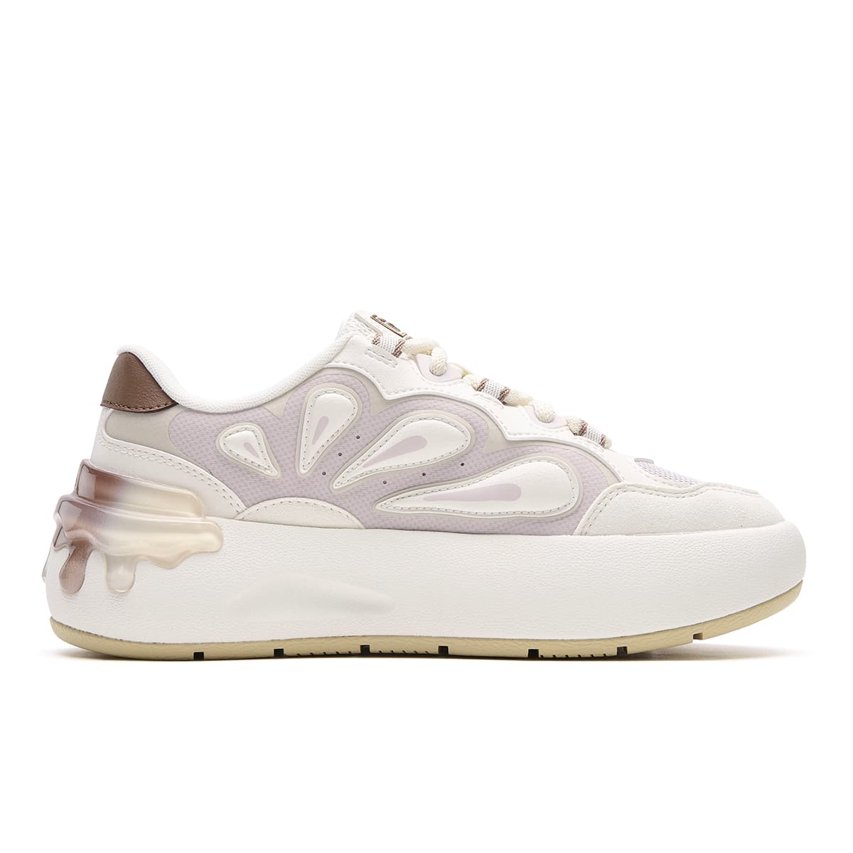 Кроссовки FILA Морковный Shoes Skate Shoes Low Топ Silent Розовый Молочный Белый Женские - изображение 2
