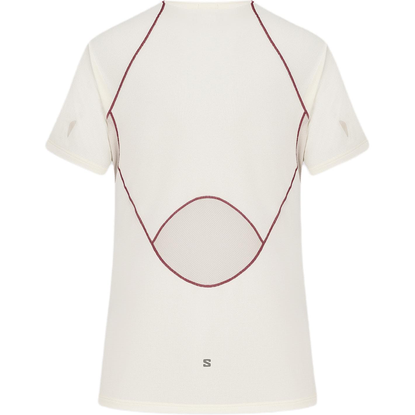 SALOMON SOLUS Marshmallow Белый песок WOMEN'S RUNNING T-рубашки - изображение 3