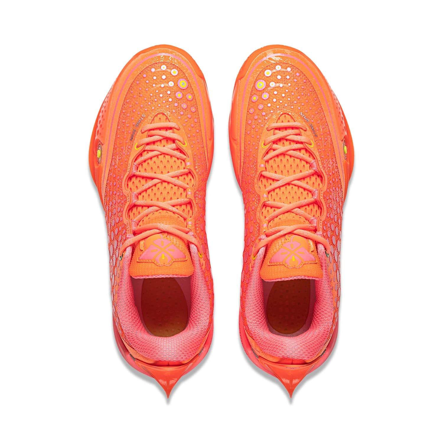 Кроссовки для баскетбола Li NING Wade 808 6 ULTRA Баскетбольные кроссовки Low Топ Флуоресцентный Дынно-оранжевый Мужской - изображение 4