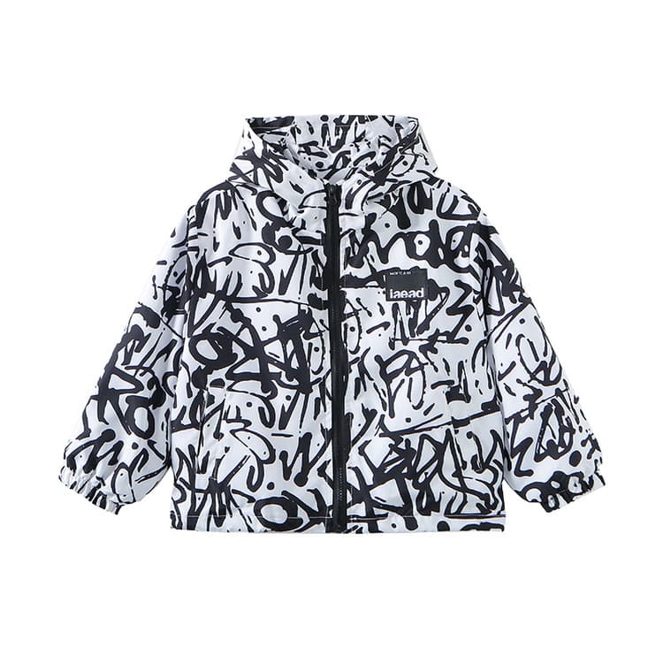 BOBBY ABLEY Черный And Белый Граффити Kids Туристическая одежда - изображение 1