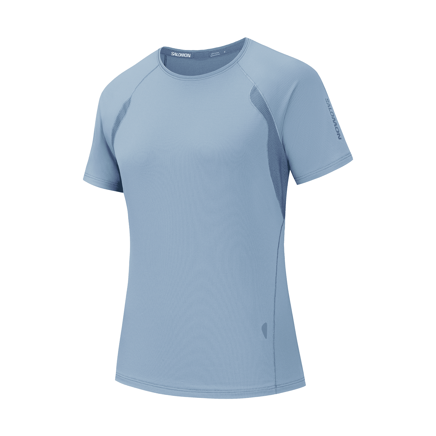 SALOMON SOLUS Выцветший Деним Country Синий WOMEN'S RUNNING T Рубашки - изображение 2