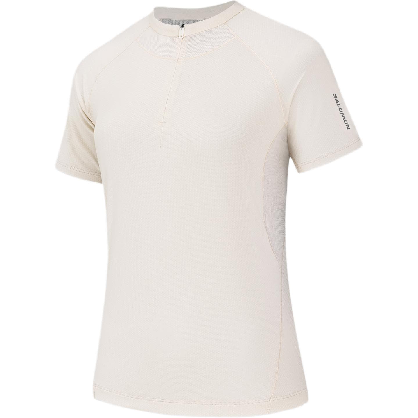 SALOMON SOLUS Парообразный серый Белый песок WOMEN'S RUNNING T Рубашки - изображение 3