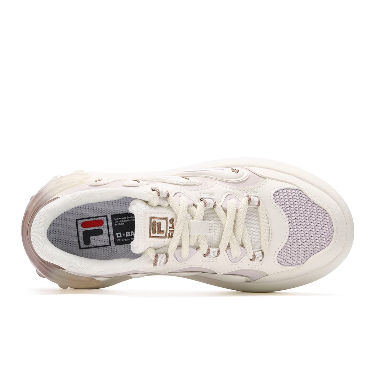 Кроссовки FILA Морковный Shoes Skate Shoes Low Топ Silent Розовый Молочный Белый Женские - изображение 4