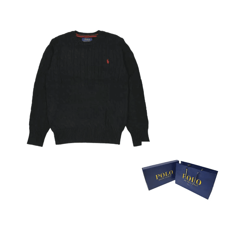 Polo Ralph Lauren Свитер Стандартный черный Подростки - изображение 5
