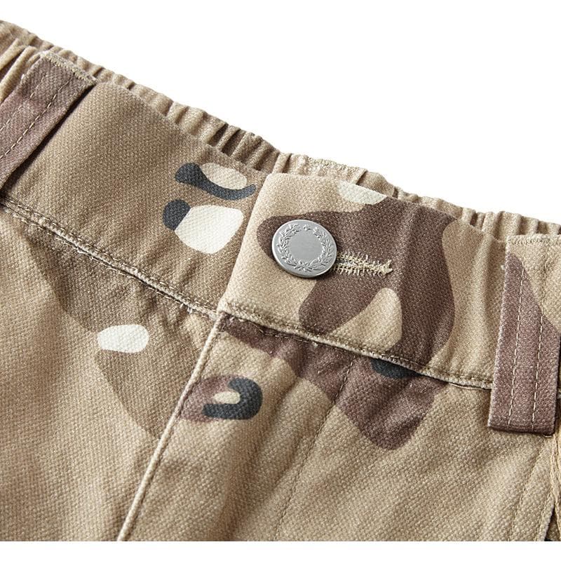 BONELESS Cut Yellow Camouflage Women's Cargo Pants - изображение 4