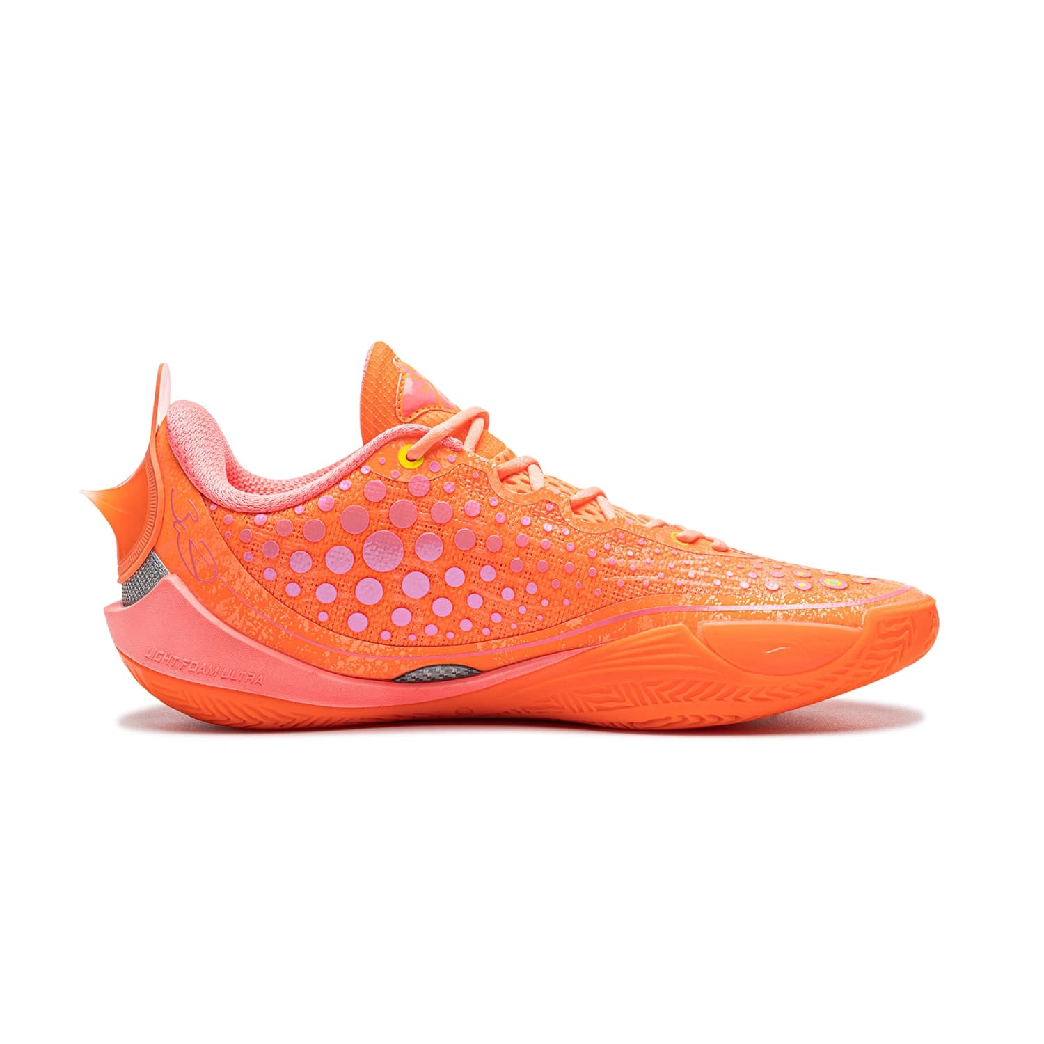 Кроссовки для баскетбола Li NING Wade 808 6 ULTRA Баскетбольные кроссовки Low Топ Флуоресцентный Дынно-оранжевый Мужской - изображение 2