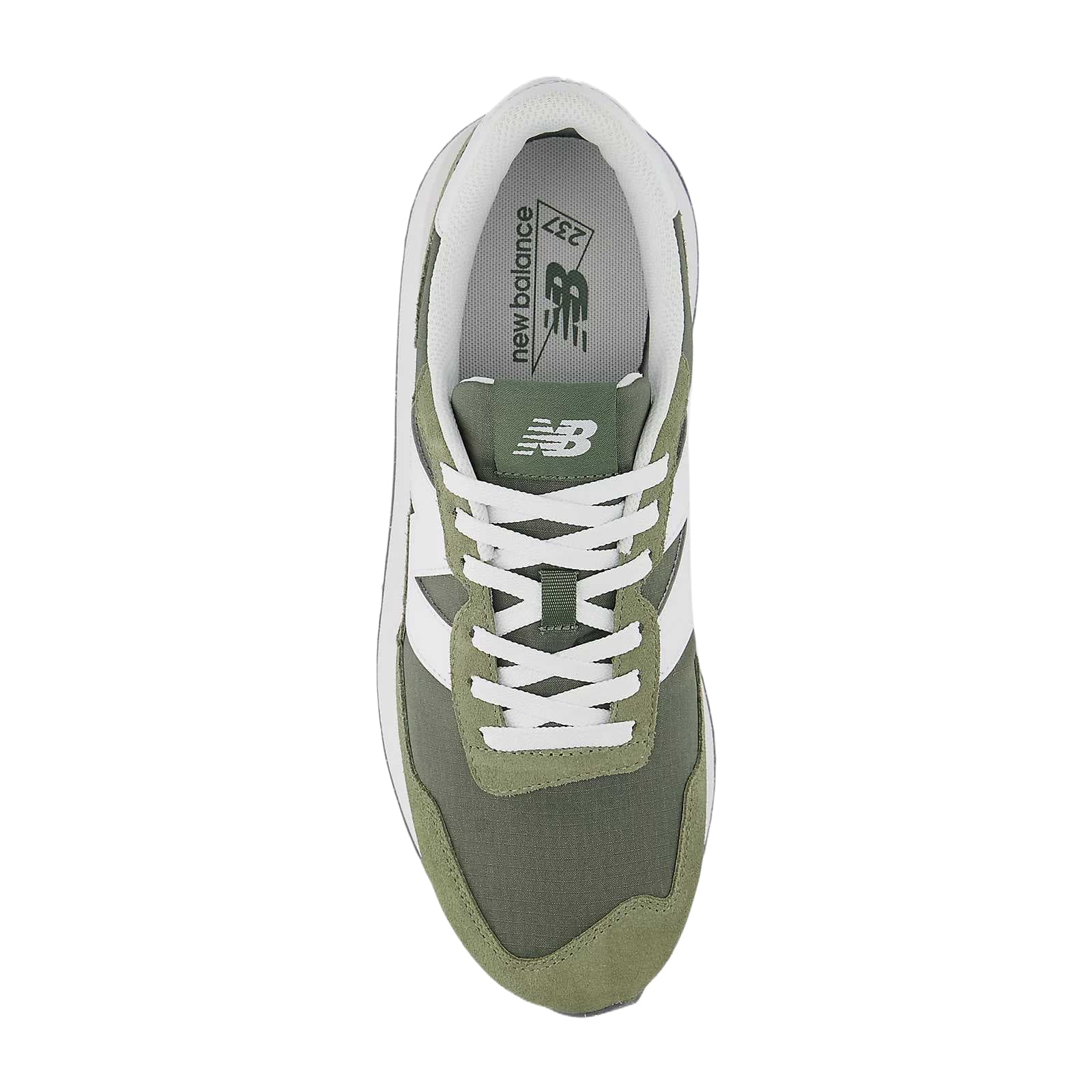 Кроссовки New Balance NB 237 Повседневная обувь Низкий топ Зеленый Белый Мужской - изображение 3