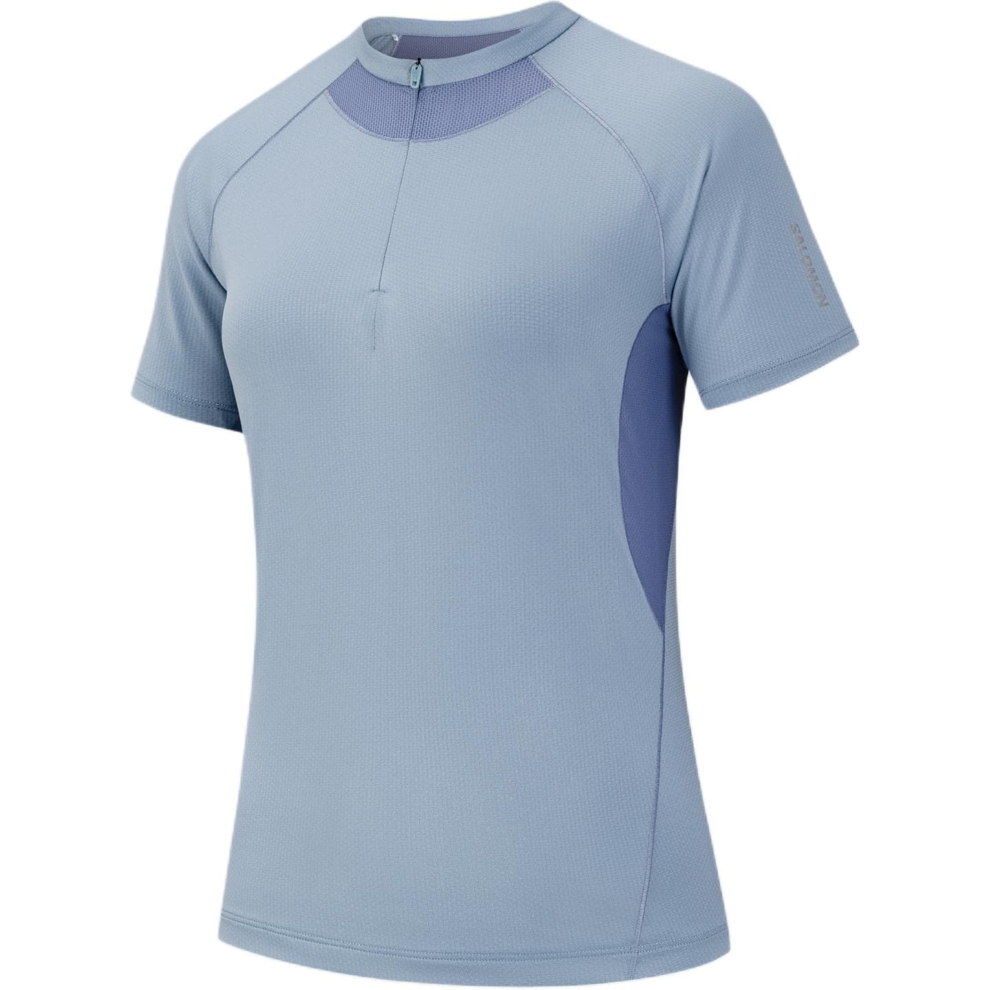 SALOMON SOLUS Выцветший Деним Country Синий WOMEN'S RUNNING T Рубашки - изображение 3