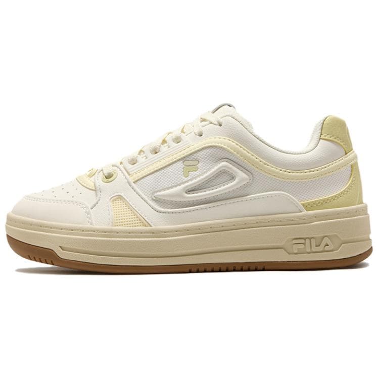Кроссовки FILA FUSION FX PRO Скейтборд Кроссовки Низкий Топ Белый Цапля Белый Бледно-Зеленый Женские - изображение 1
