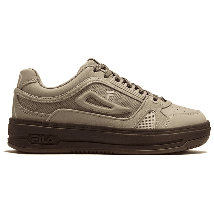Кроссовки FILA FUSION FX PRO Скейтборд Кроссовки Низкий Топ Грязно-коричневый Дождь Ночной Коричневый Женские - изображение 2