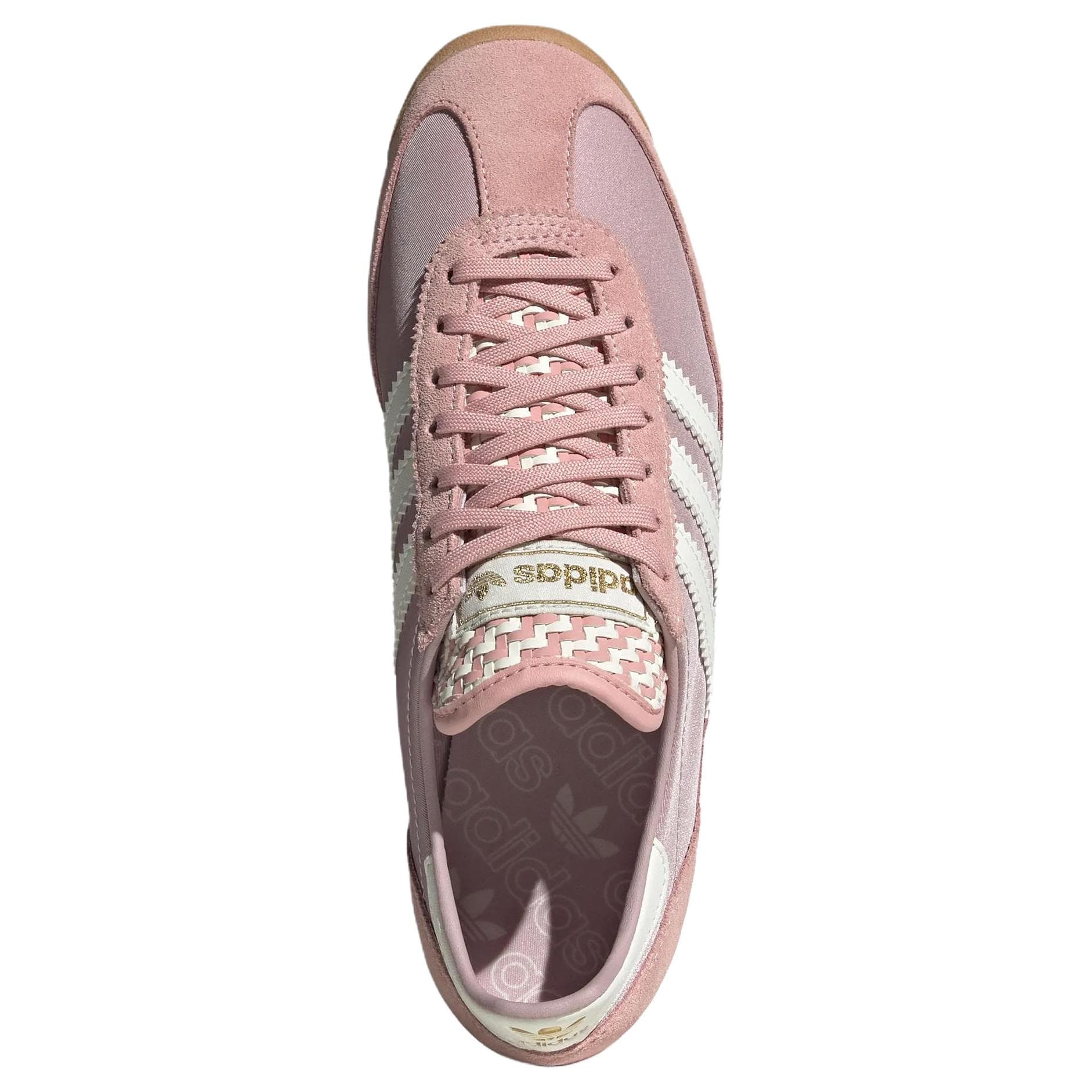 Кроссовки Adidas Originals SL 72 OG Повседневная обувь Низкий Топ Нефритовый Белый Чудо Пурпурный Розовый Женский - изображение 4