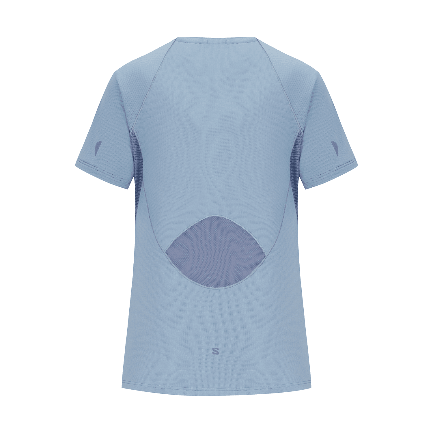 SALOMON SOLUS Выцветший Деним Country Синий WOMEN'S RUNNING T Рубашки - изображение 3