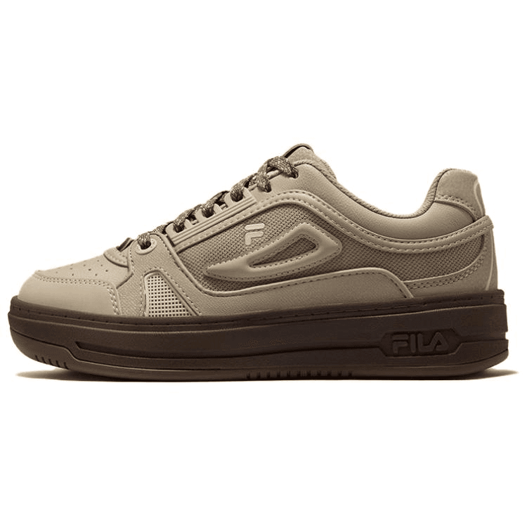 Кроссовки FILA FUSION FX PRO Скейтборд Кроссовки Низкий Топ Грязно-коричневый Дождь Ночной Коричневый Женские - изображение 1