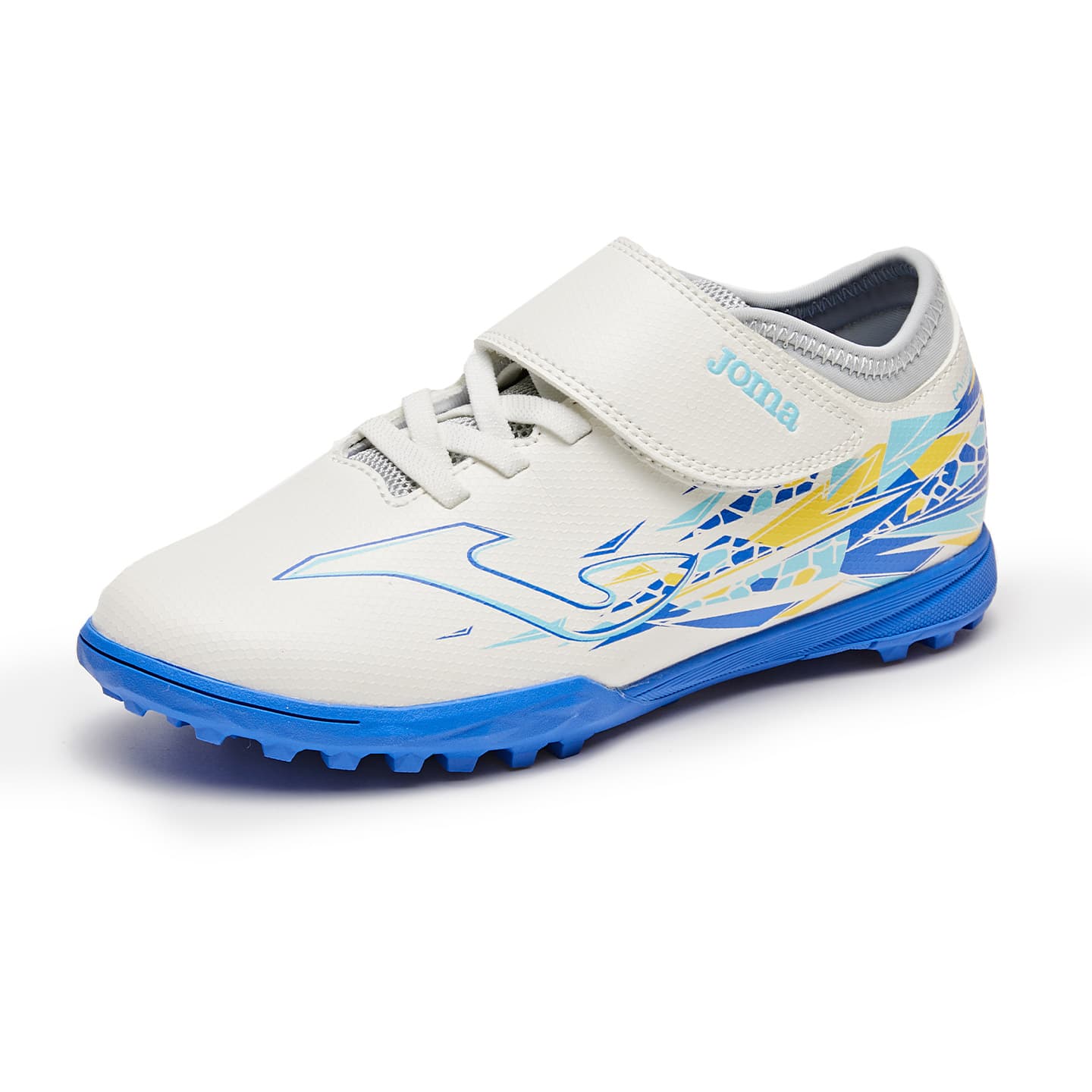 Бутсы Joma Детские футбольные бутсы Low Топ Белый и синий цвет Kids - изображение 2