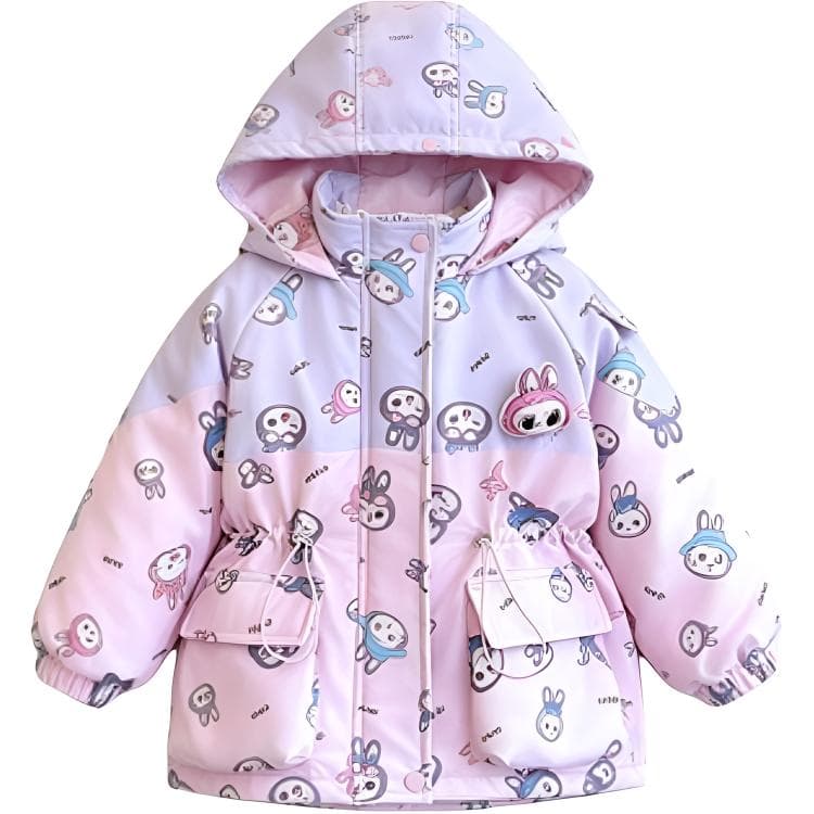 SHIBU MTS0509 Labubu Ветровки Розовый Kids Туристическая одежда - изображение 1
