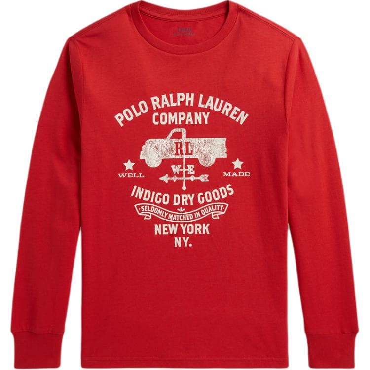 Футболка Polo Ralph Lauren Postal Красный Kids T-рубашки - изображение 1