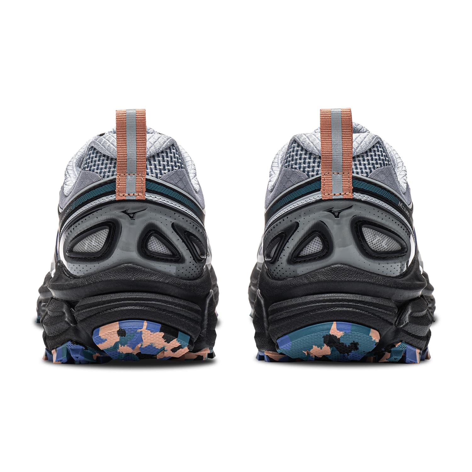 Кроссовки для бега Кроссовки для бега Mizuno Halo Mix Low Top Wind Direction Серый Воздушный Синий Унисекс - изображение 5