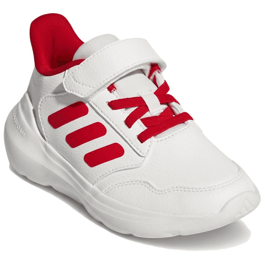 Кроссовки Adidas Tensaur Run 3,0 Детские беговые кроссовки Low Топ Ярко-белый Ярко-розовый Флуоресцентный Kids - изображение 3