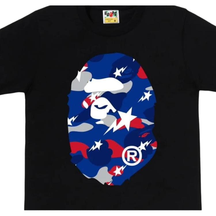 Футболка A BATHING APE STA STRIKE CAMO Женские T-рубашки - изображение 3