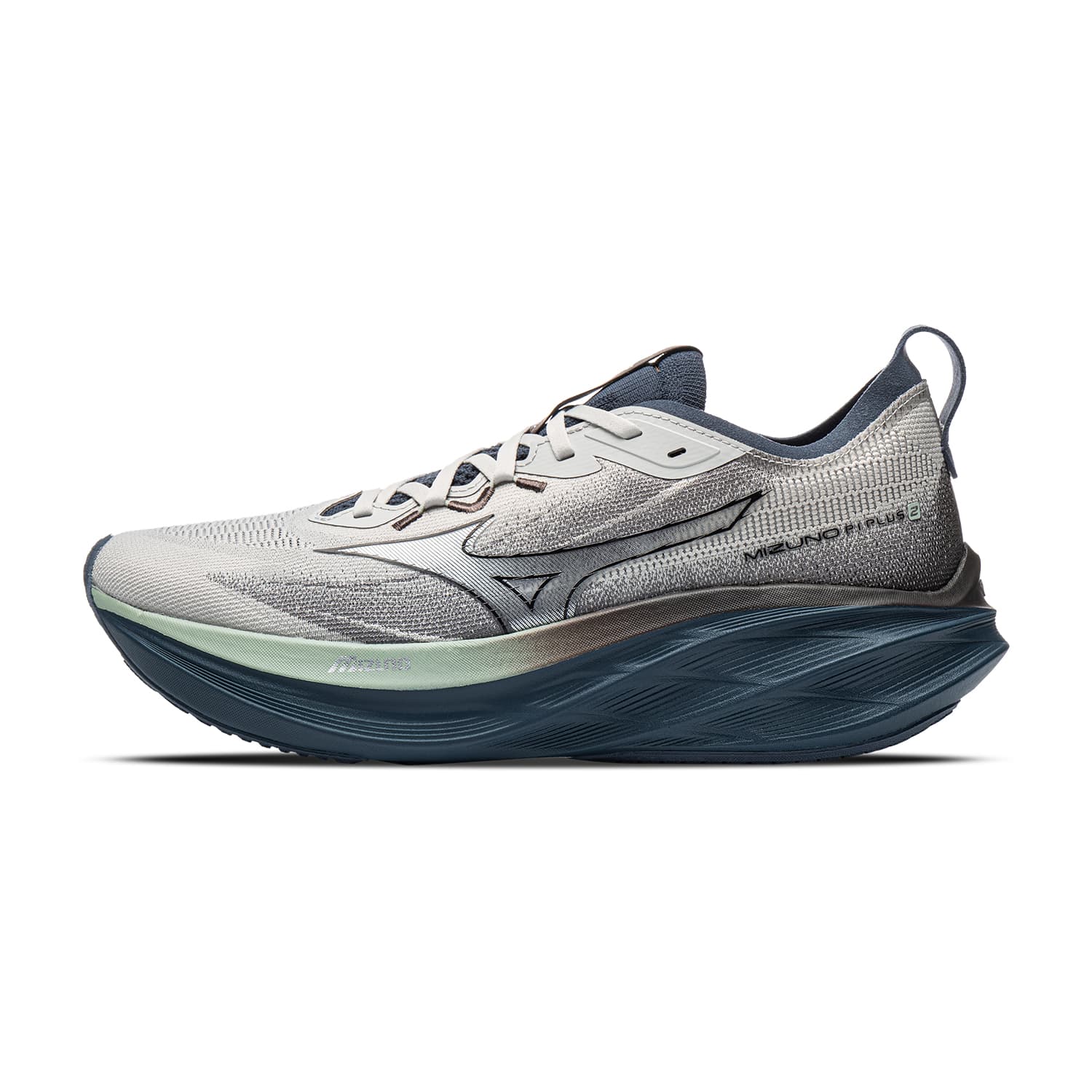 Кроссовки для бега Mizuno PI PLUS Беговые кроссовки Low Топ Тонкие и без объема Грибно-серый ORION Синий Унисекс - изображение 1