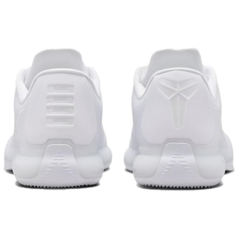 Кроссовки для баскетбола NIKE Kobe 10 Oтскок Сцепление Лоу-топы Баскетбольные кроссовки Мужской Белый Азиатский Версия - изображение 5