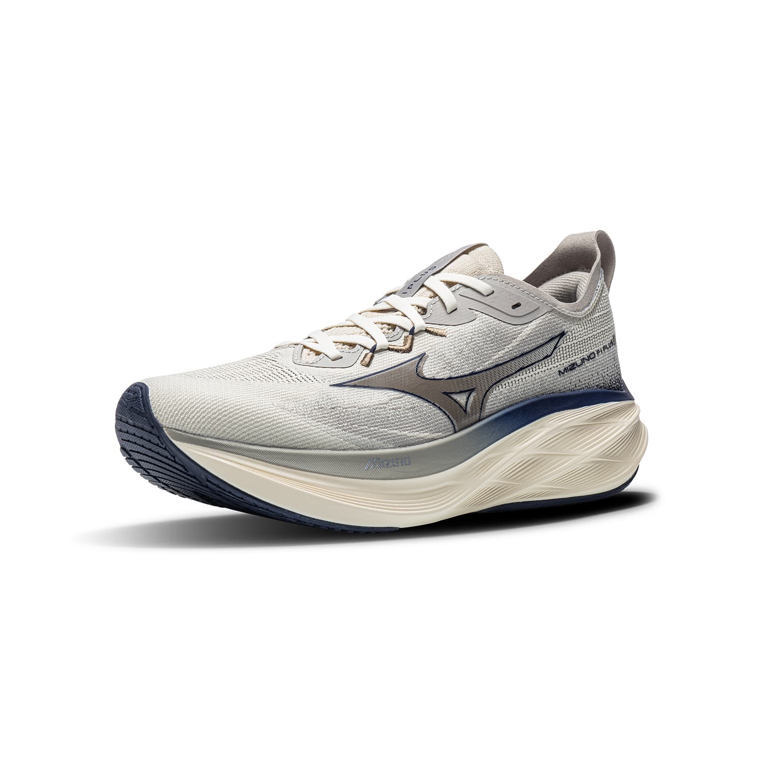 Кроссовки для бега Mizuno PI PLUS Беговые кроссовки Низкий Топ Arctic Wolf White Marine Blue Unisex - изображение 2