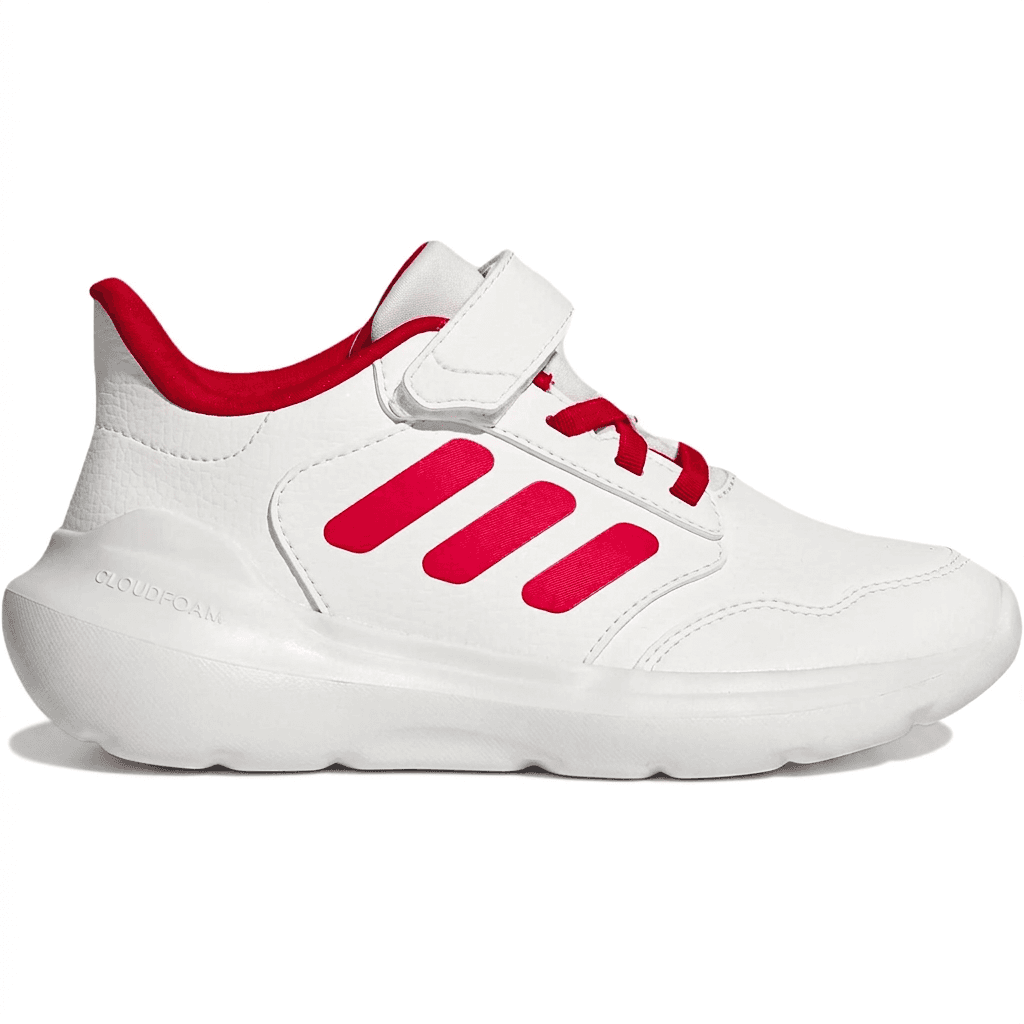 Кроссовки Adidas Tensaur Run 3,0 Детские беговые кроссовки Low Топ Ярко-белый Ярко-розовый Флуоресцентный Kids - изображение 2