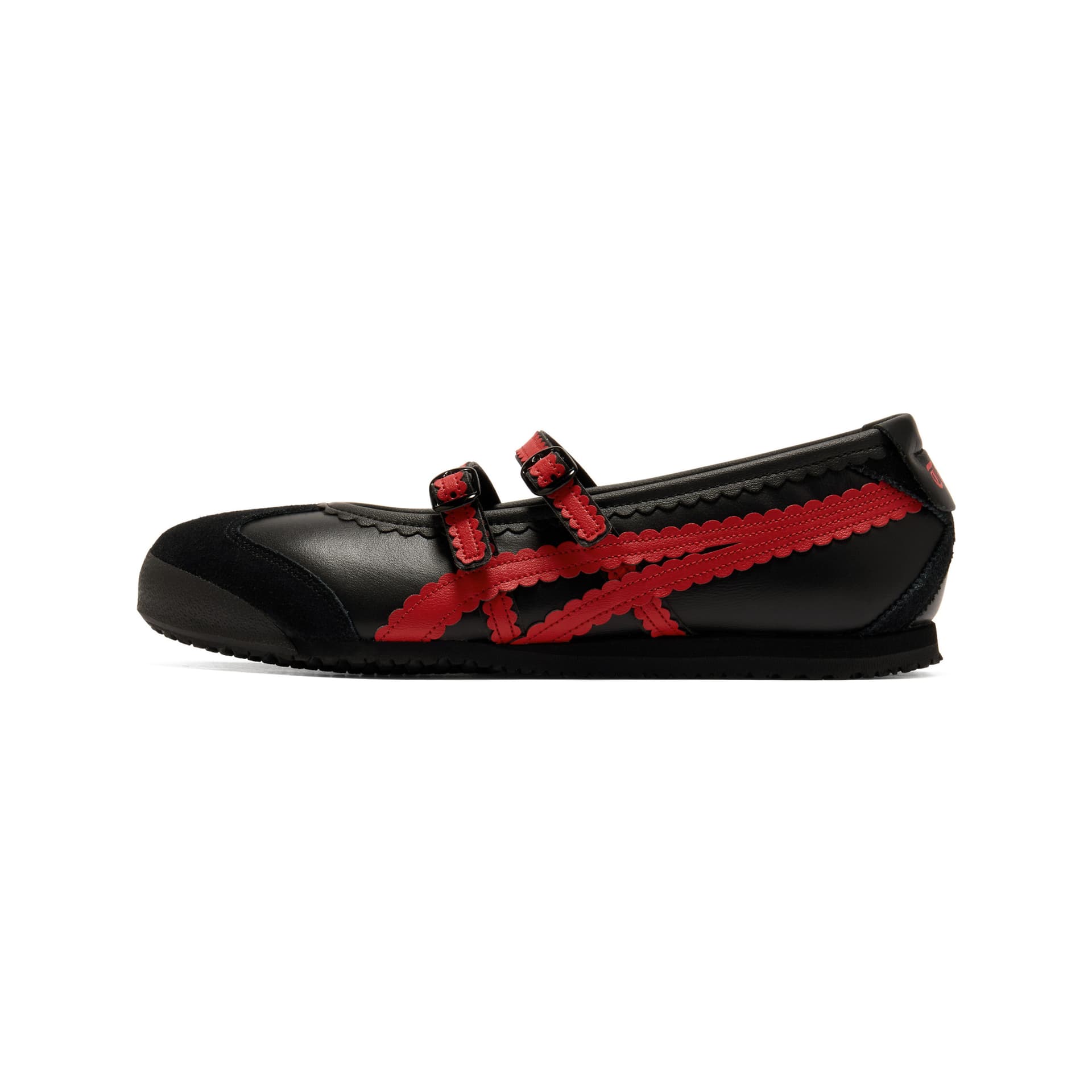 Onitsuka Tiger MEXICO 66 TGRS Туфли Мэри Джейн Low Топ Черный Красный Унисекс - изображение 1