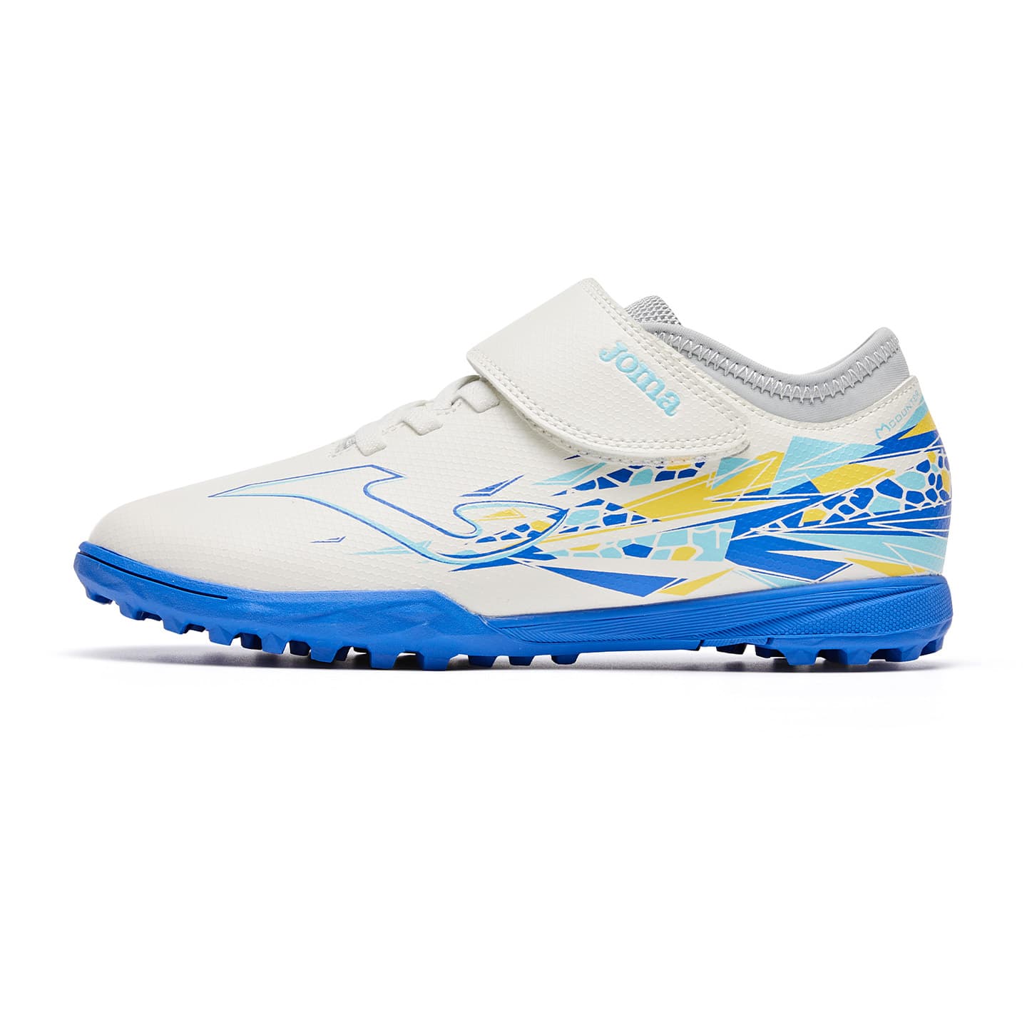 Бутсы Joma Детские футбольные бутсы Low Топ Белый и синий цвет Kids - изображение 1